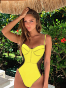 Maiô Com Abertura Nas Costas Modern Push - SUNSHINE