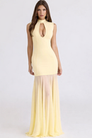 Vestido Longo Com Tule Modern Jholie