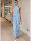 Vestido Longo Drapeado Modern Ayra