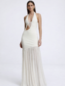 Vestido Longo com Tule Modern Fiorenza