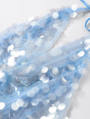 Vestido Longo Azul em Paetê Modern Nayeli