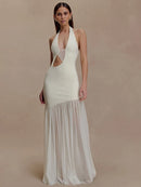 Vestido Longo com Tule Modern Fiorenza