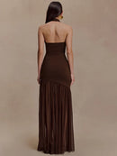 Vestido Longo com Tule Modern Fiorenza